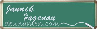 Jannik Hagenau Visitenkarte